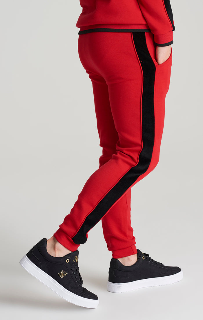 Boys Red Panelled Jogger (1)