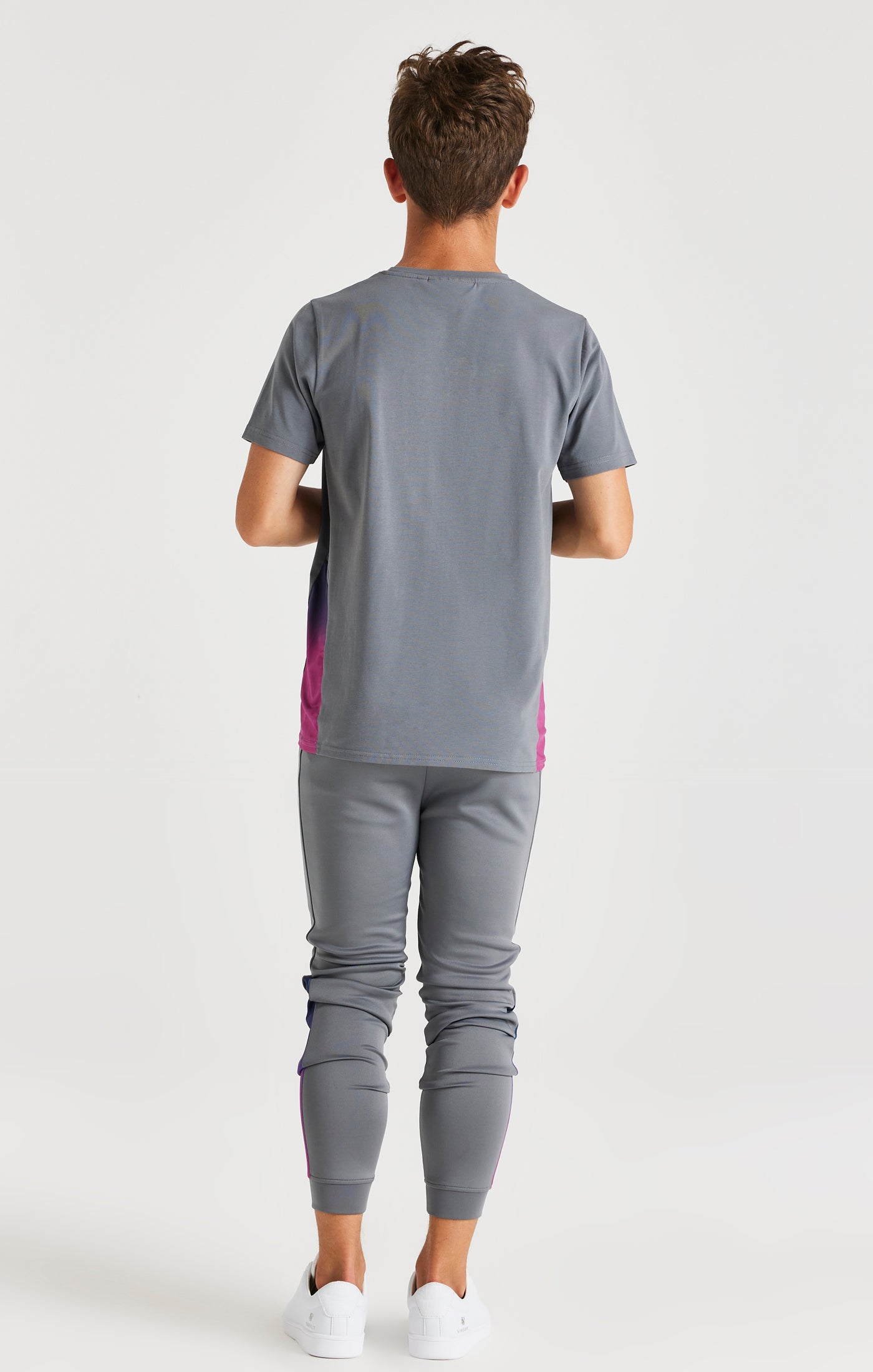 Load image into Gallery viewer, SikSilk Navigate Fade Panel Trousers - Grey (4)