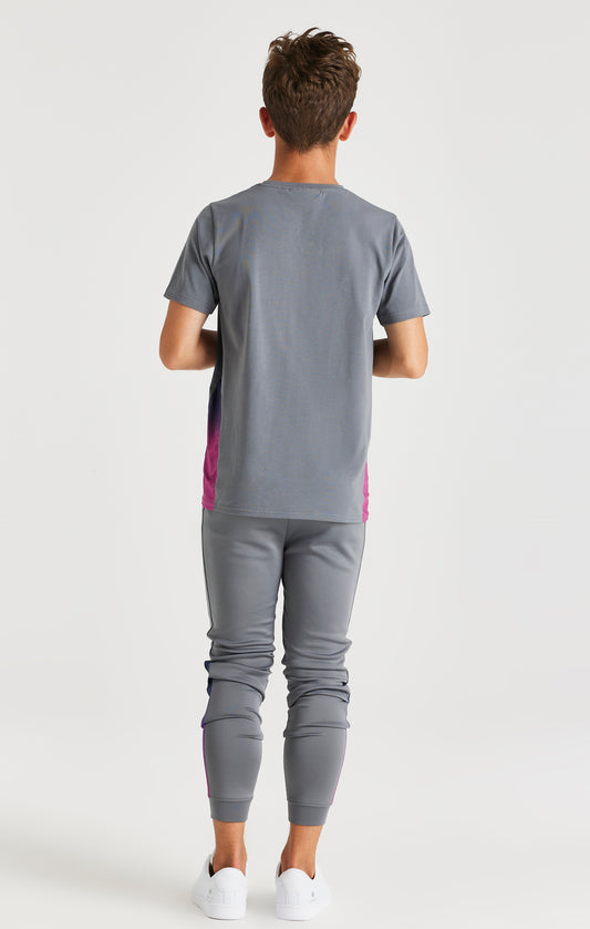 SikSilk Navigate Fade Panel Trousers - Grey