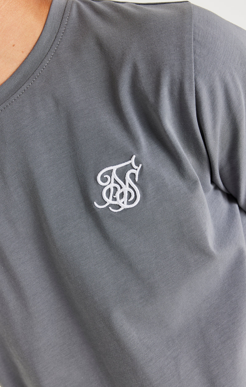 Boys Grey Fade Side Panel T-Shirt (1)