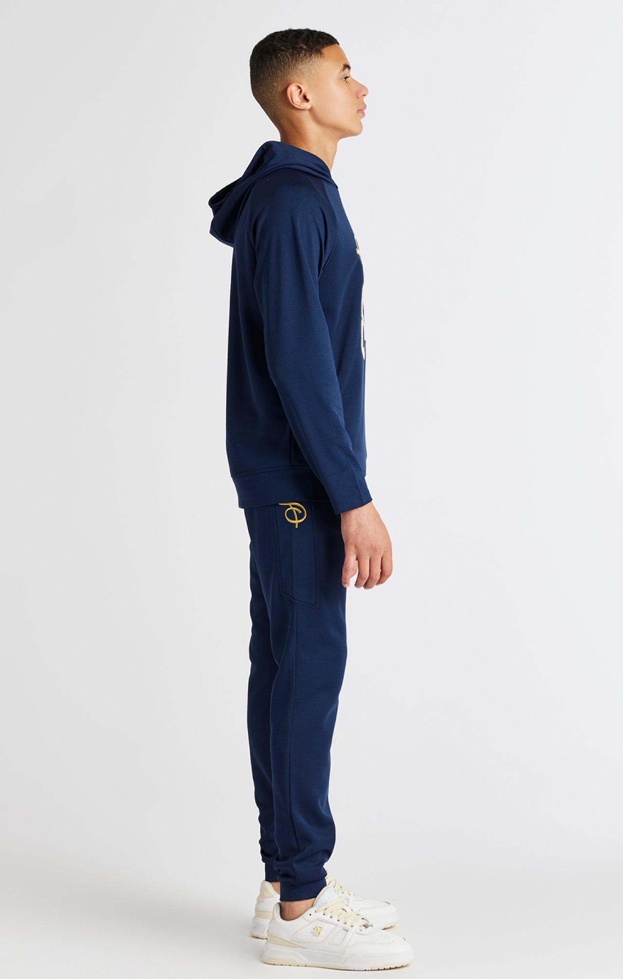 Boys Navy Retro Track Pant (2)