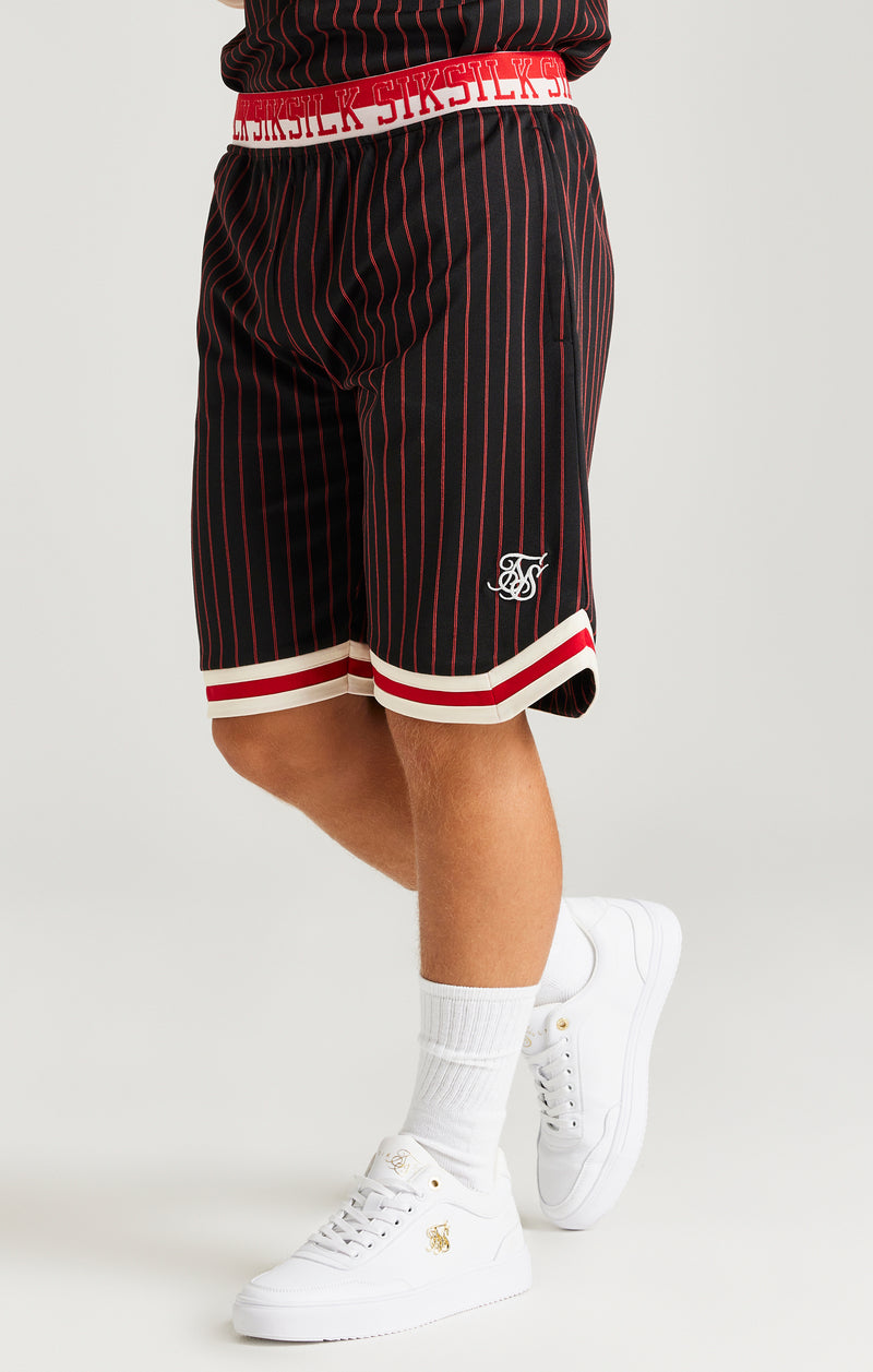 SikSilk Retro Classic Basketball Shorts - Black