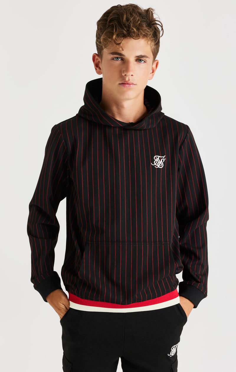 SikSilk Retro Classic Overhead Hoodie - Black
