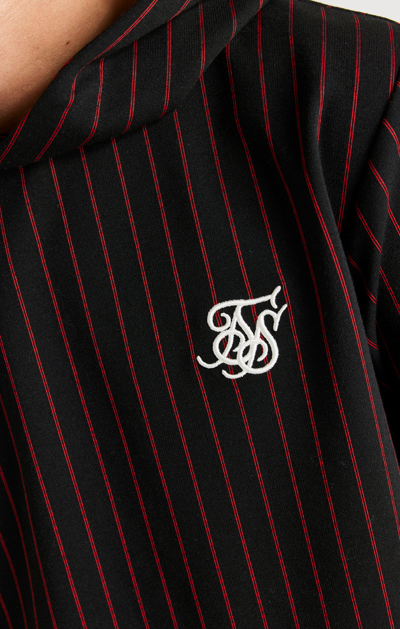 SikSilk Retro Classic Overhead Hoodie - Black (1)