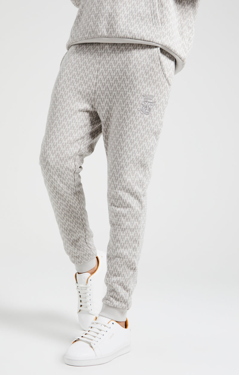 Boys Messi x SikSilk Grey Printed Cuffed Jogger