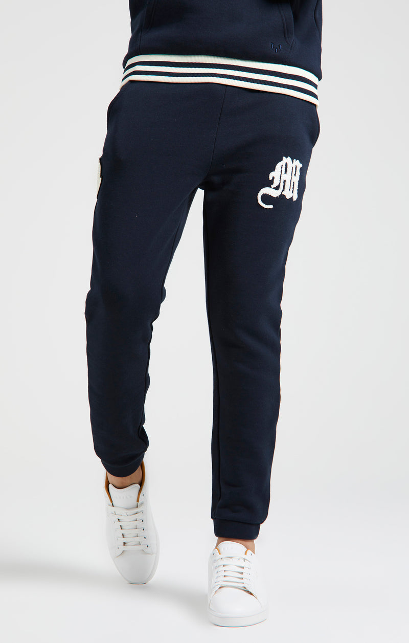 Boys Messi x SikSilk Navy Logo Pant