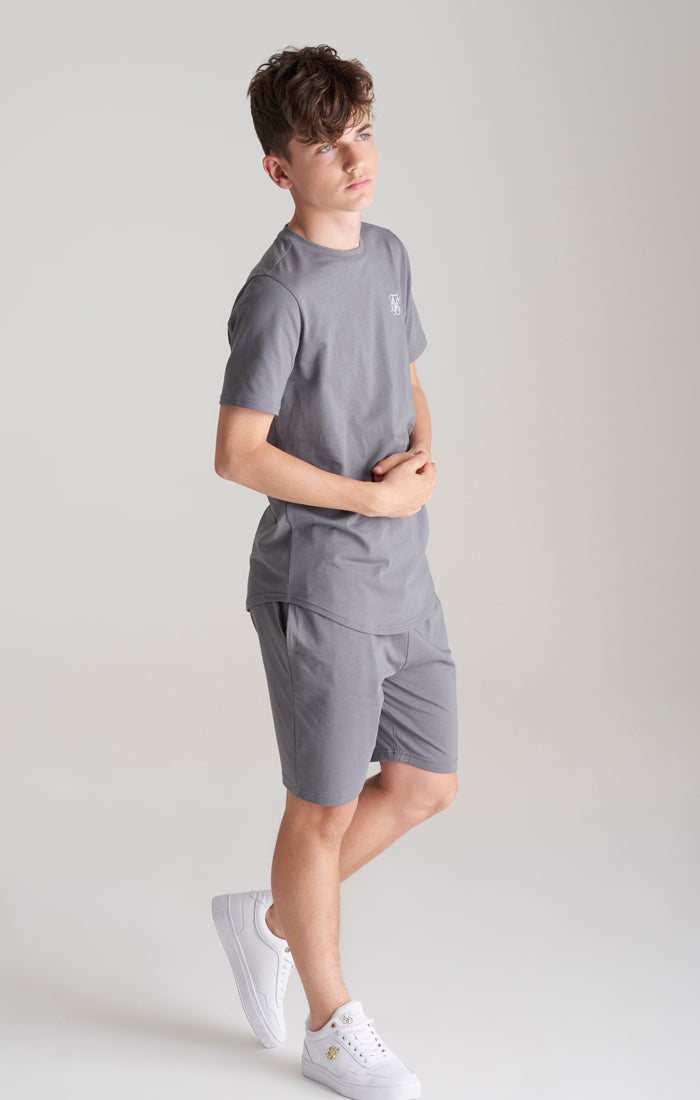 Boys Grey T-Shirt And Short Twin Set (6)