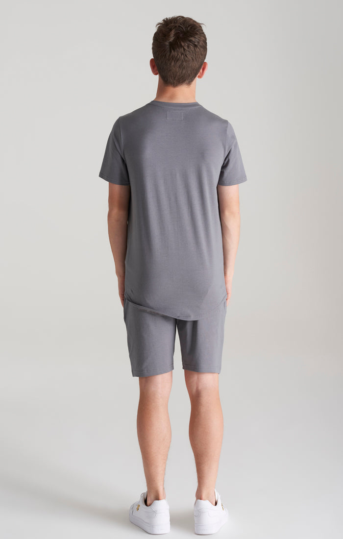 Boys Grey T-Shirt And Short Twin Set (7)
