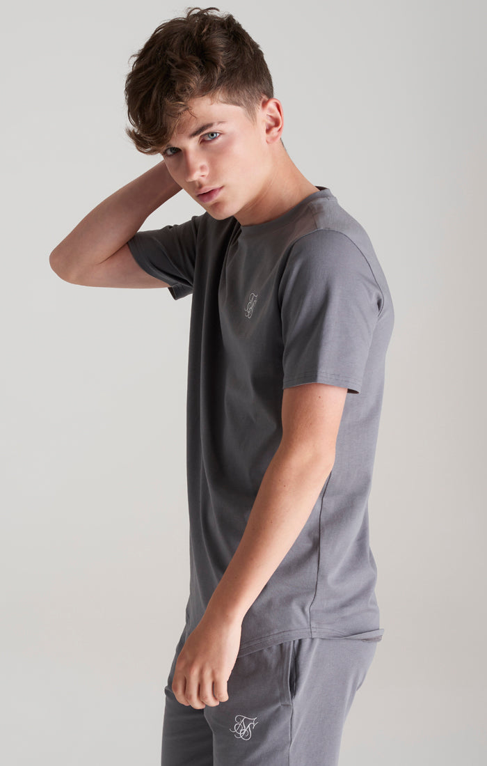 Boys Grey T-Shirt And Short Twin Set (2)