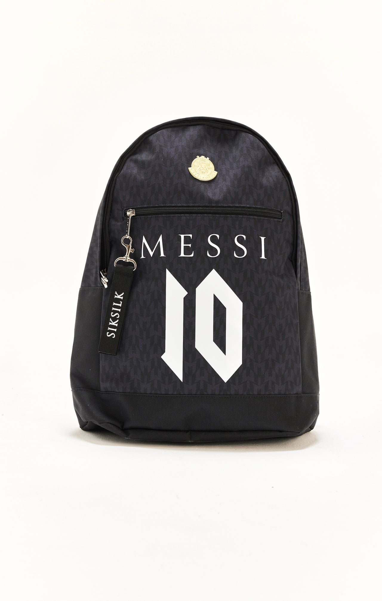 Boys Black Messi x SikSilk Aop Rucksack