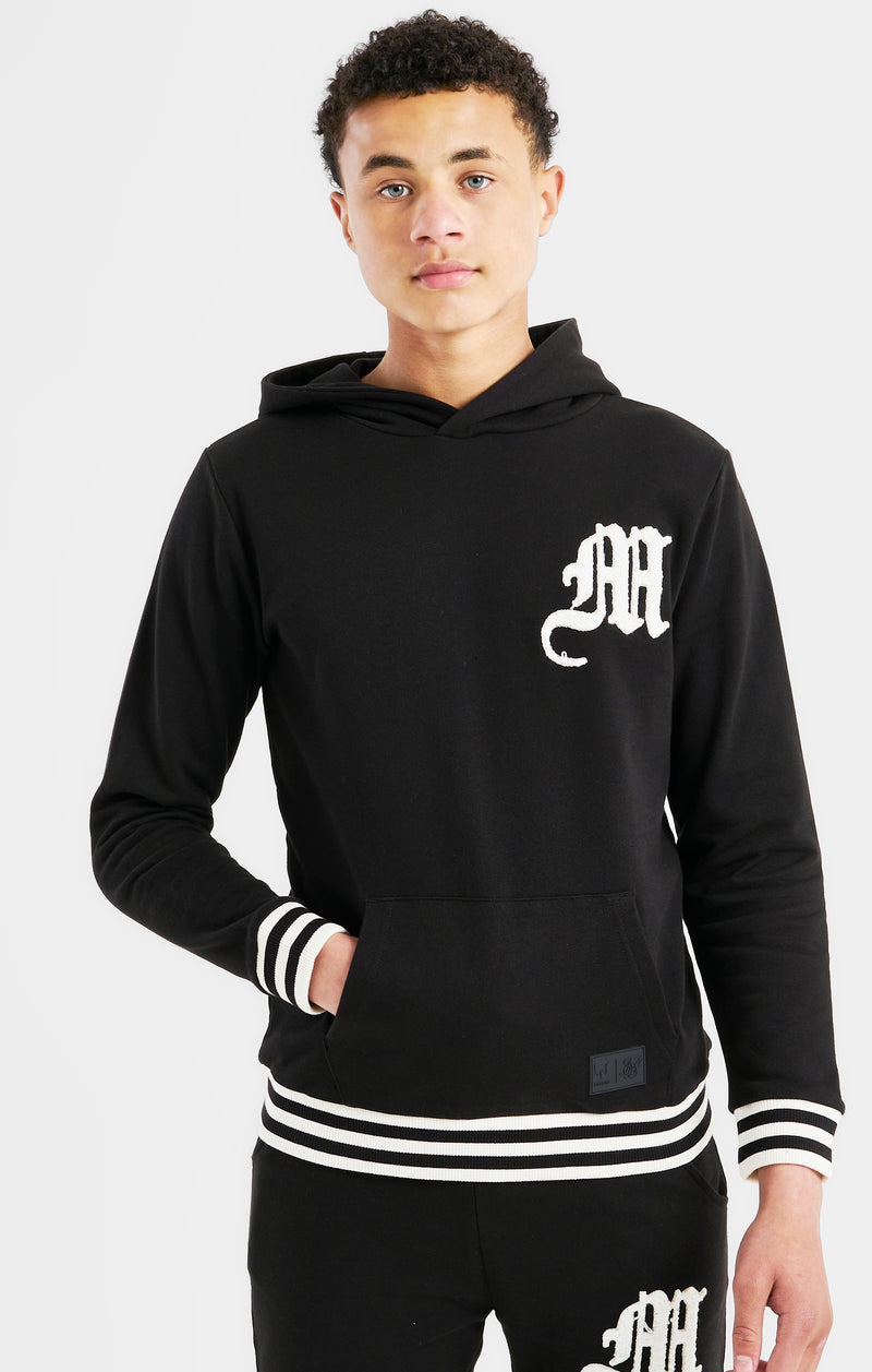 Messi x SikSilk Logo Overhead Hoodie - Black