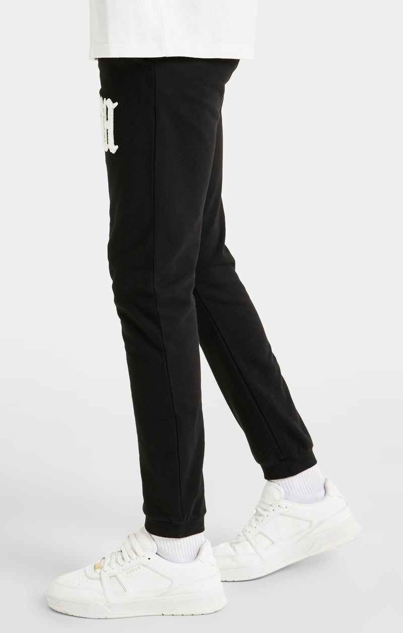 Messi x SikSilk Logo Pant - Black (1)