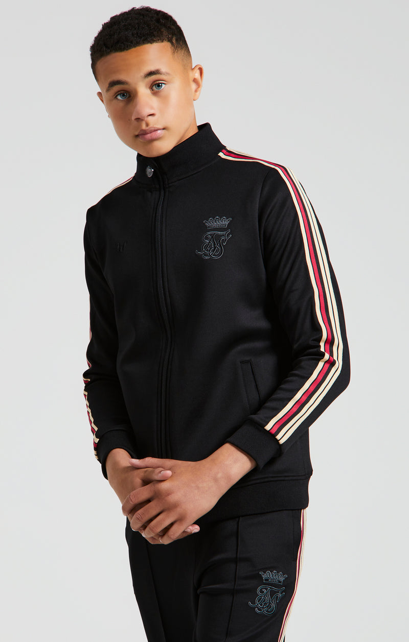Messi x SikSilk Funnel Zip Through - Black