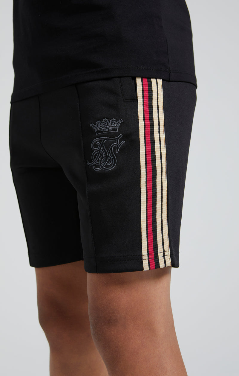 Messi x SikSilk Loose Fit Elasticated Shorts - Black (1)