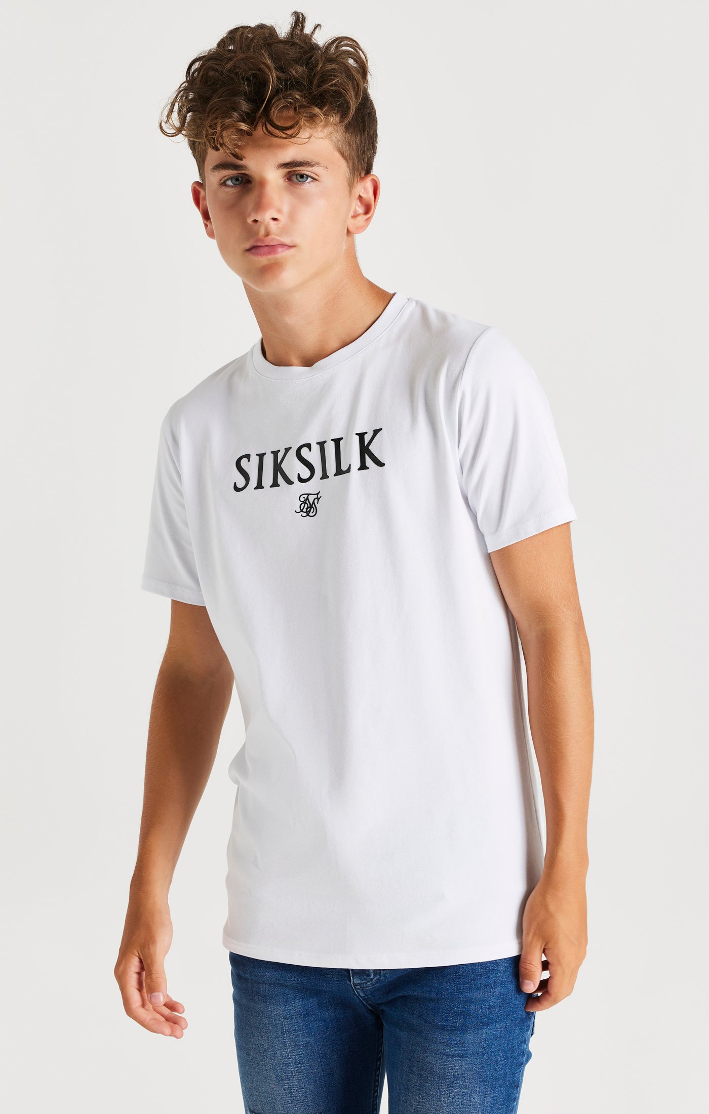 Load image into Gallery viewer, Boys White Branded T-Shirt