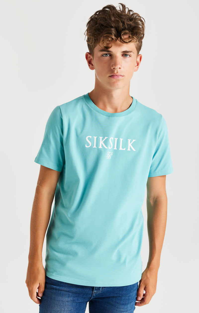 SikSilk Branded Tee - Teal