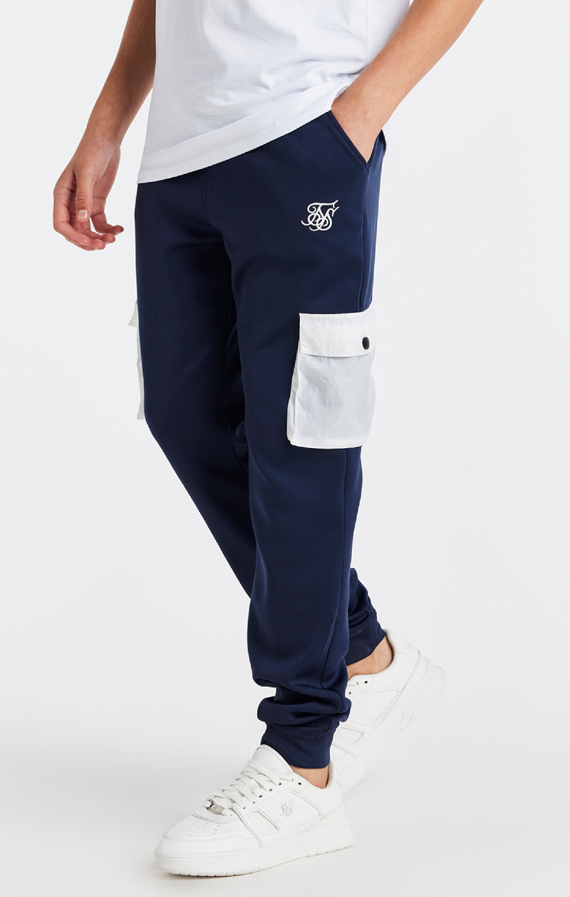 Boys Navy Pocket Cargo Pant