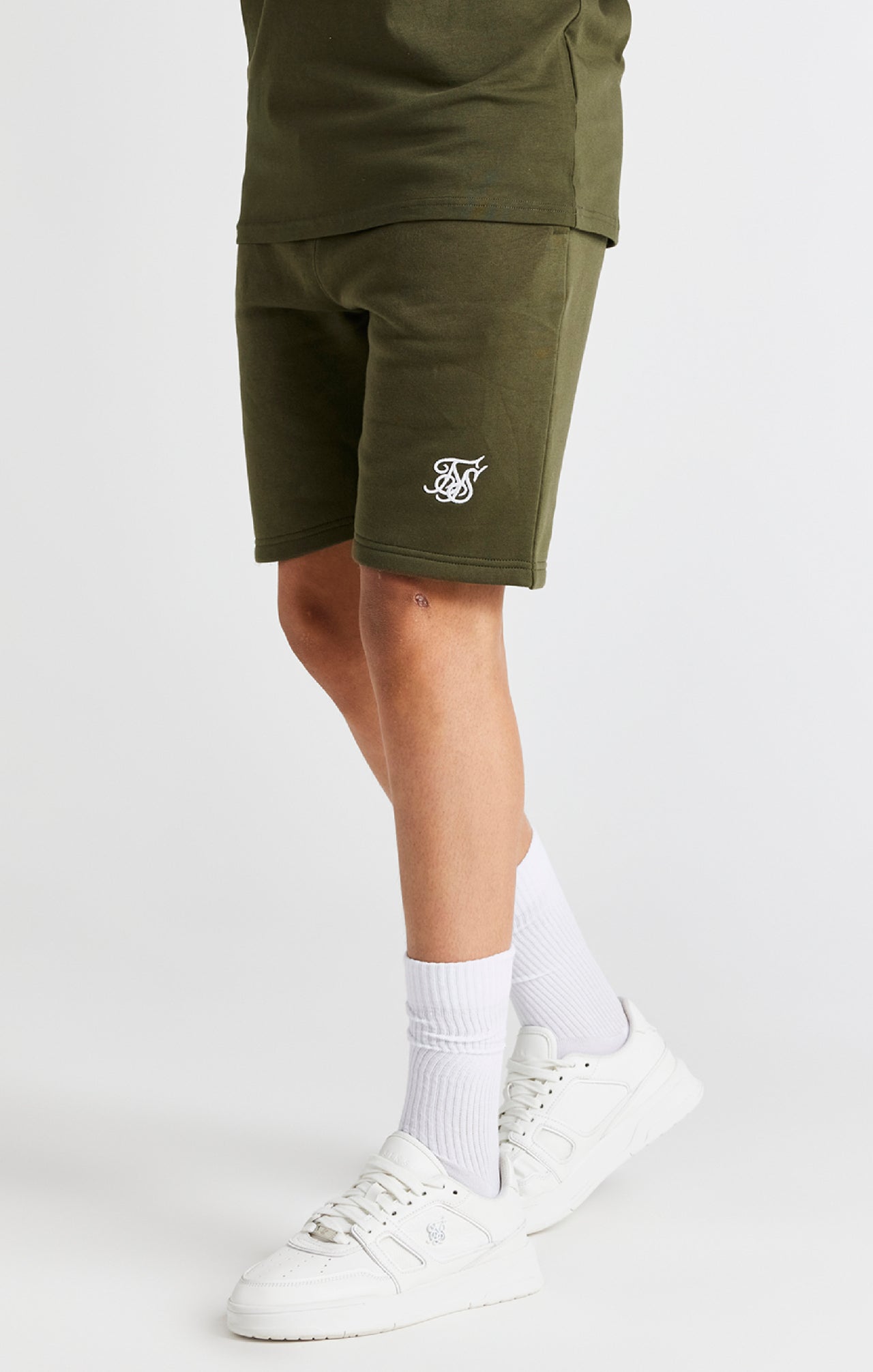 Boys Khaki Fleece Short