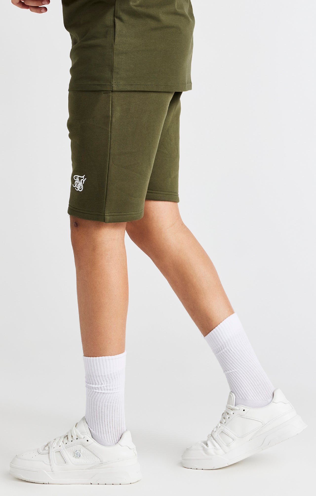 Boys Khaki Fleece Short (1)