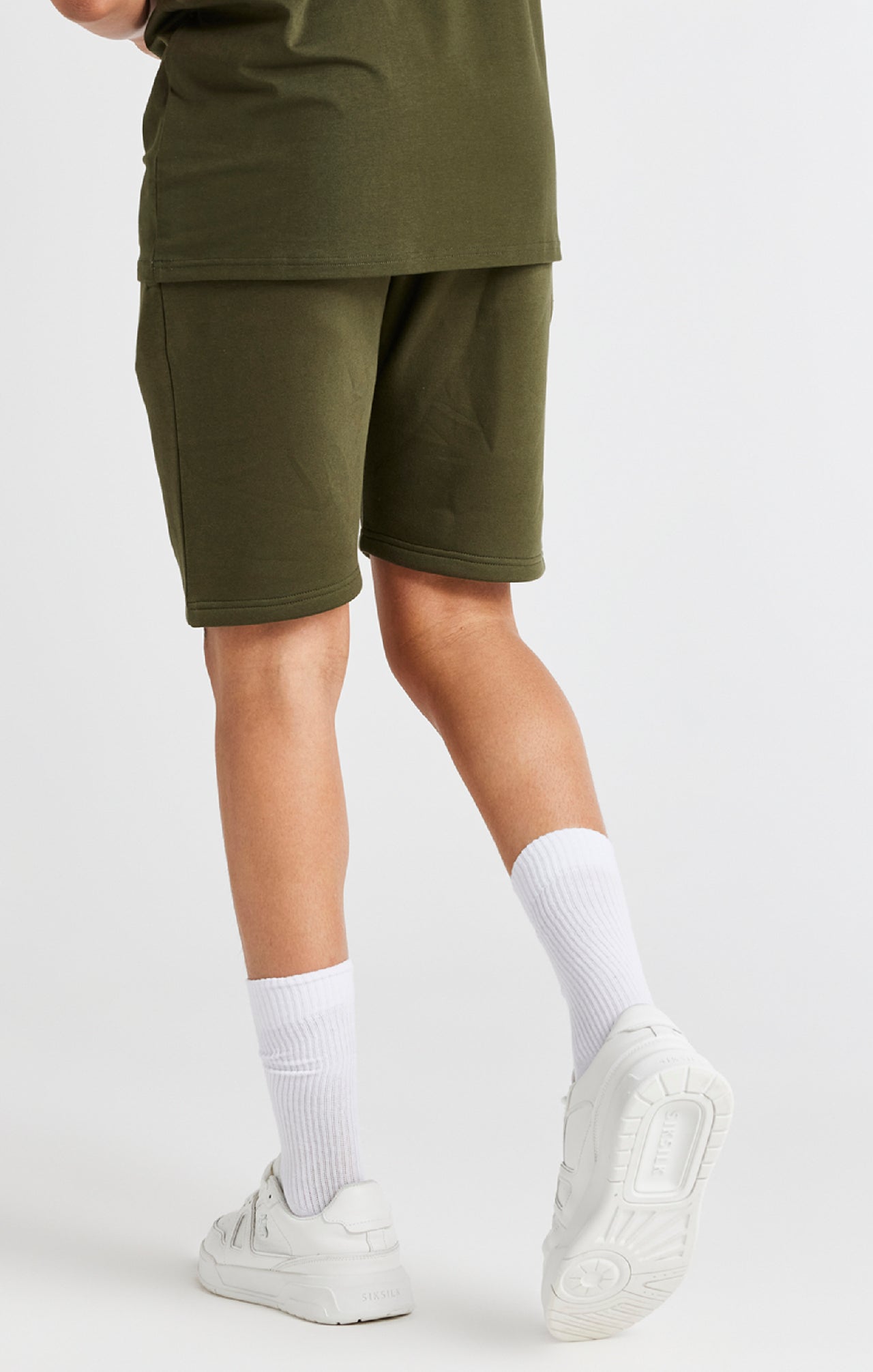 Boys Khaki Fleece Short (3)