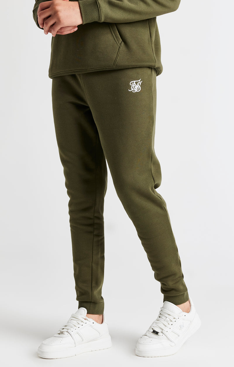 Boys Khaki Cuffed Jogger