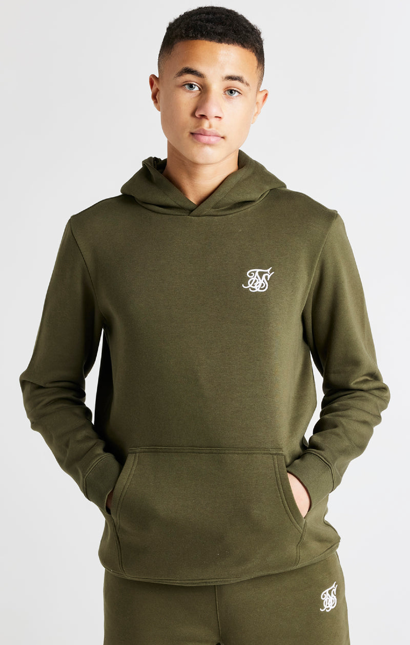 Boys Khaki Overhead Hoodie