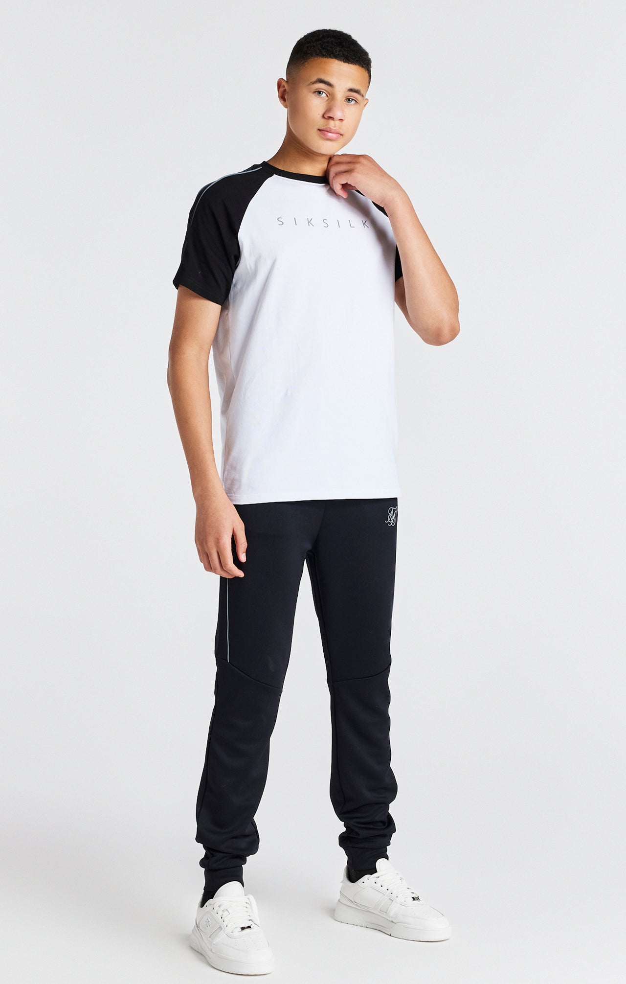 Boys Black Poly Jogger (2)