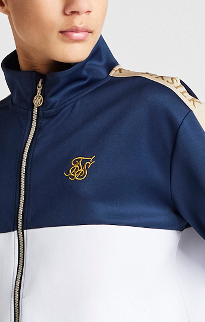 Boys Navy Retro Track Jacket (1)