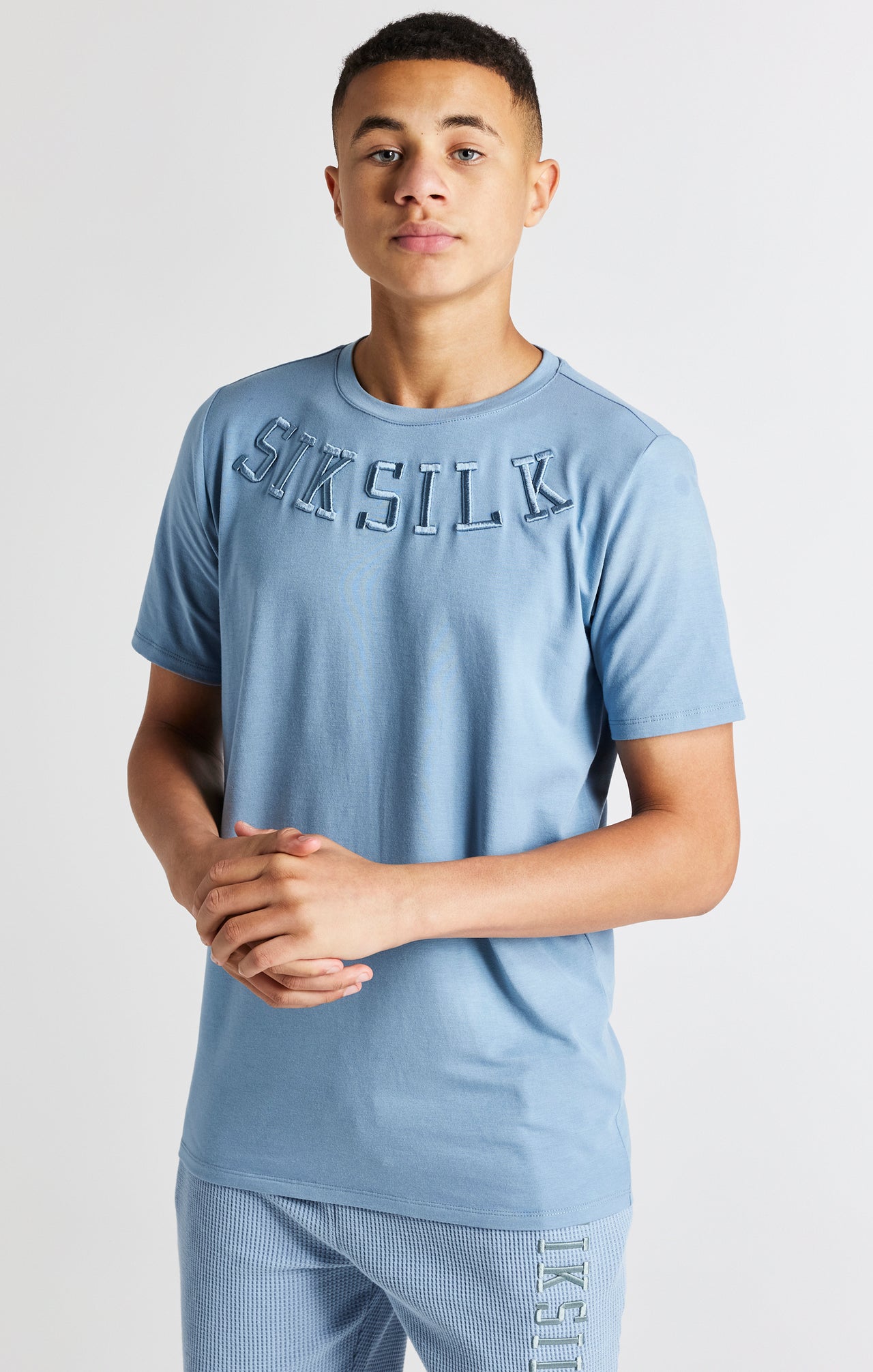 Boys Grey Short Sleeve T-Shirt