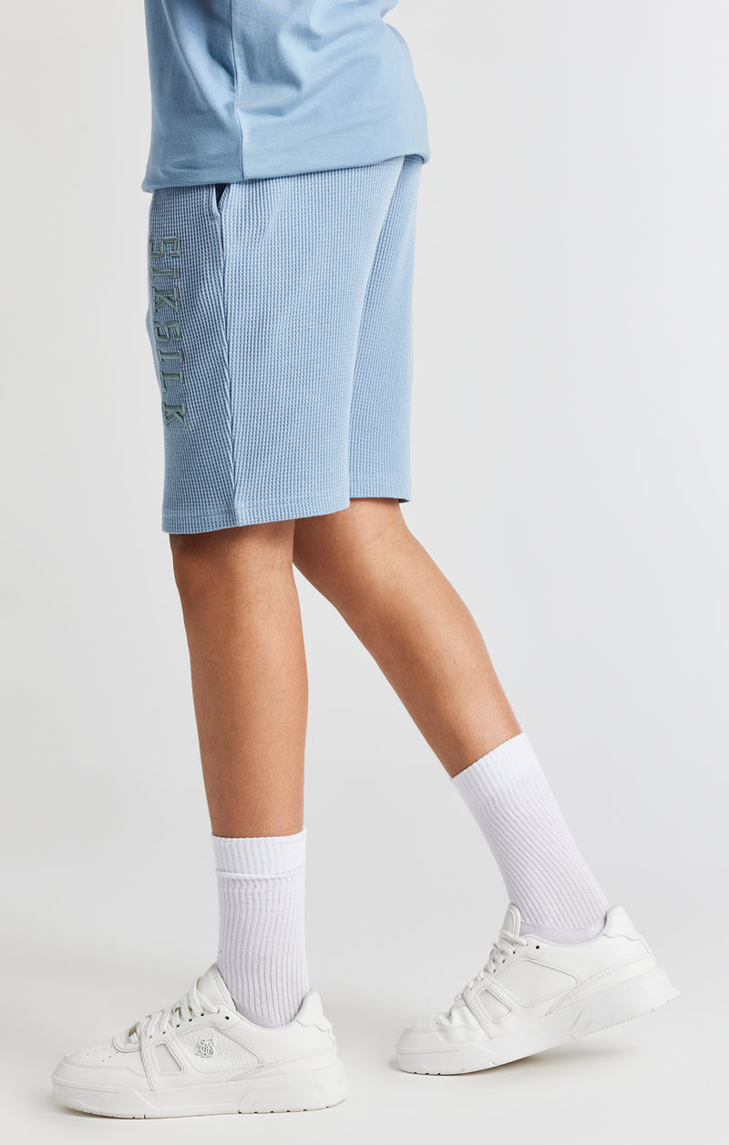 Boys Grey Waffle Short (1)