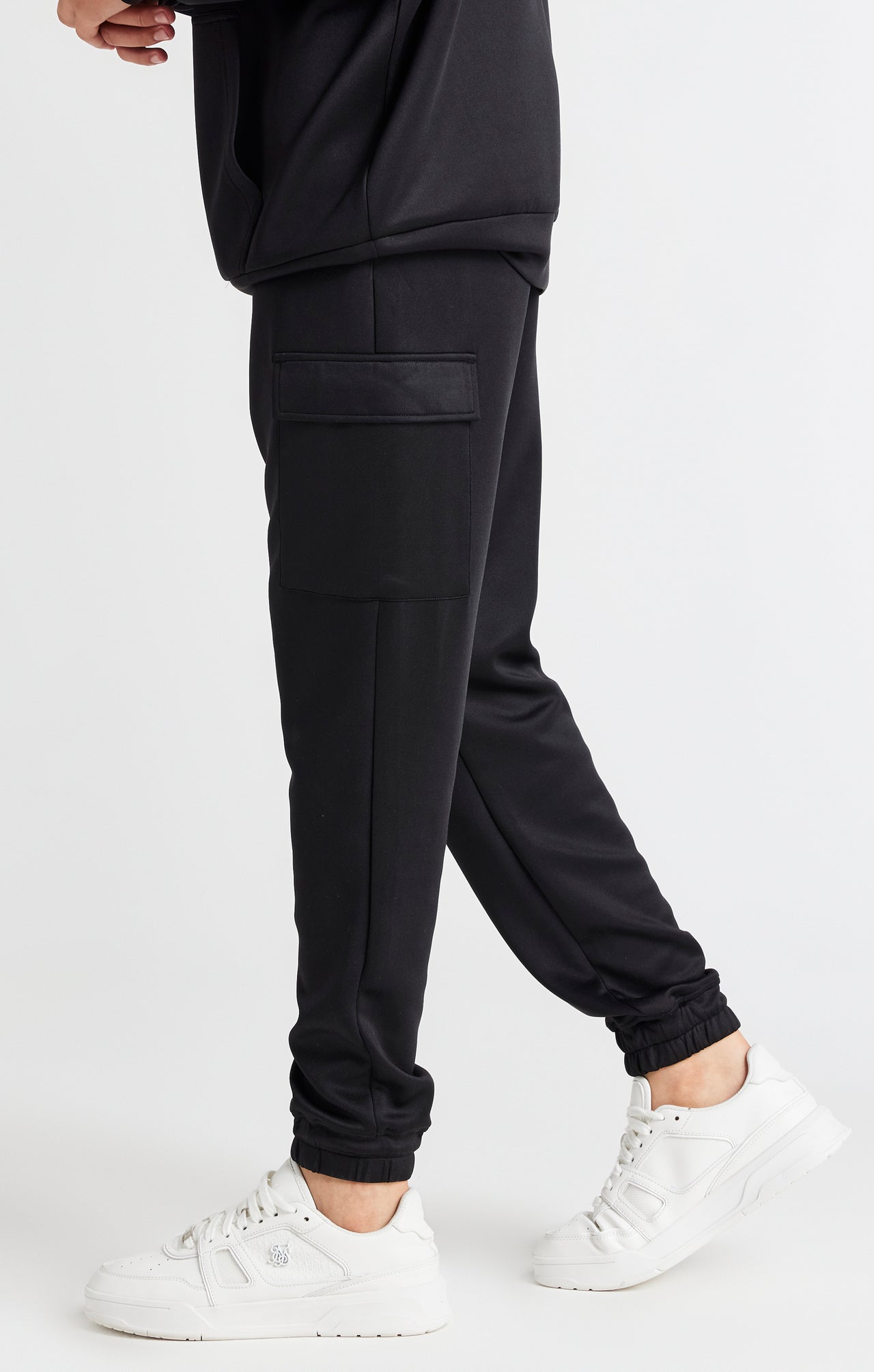 Boys Black Cargo Pant (1)