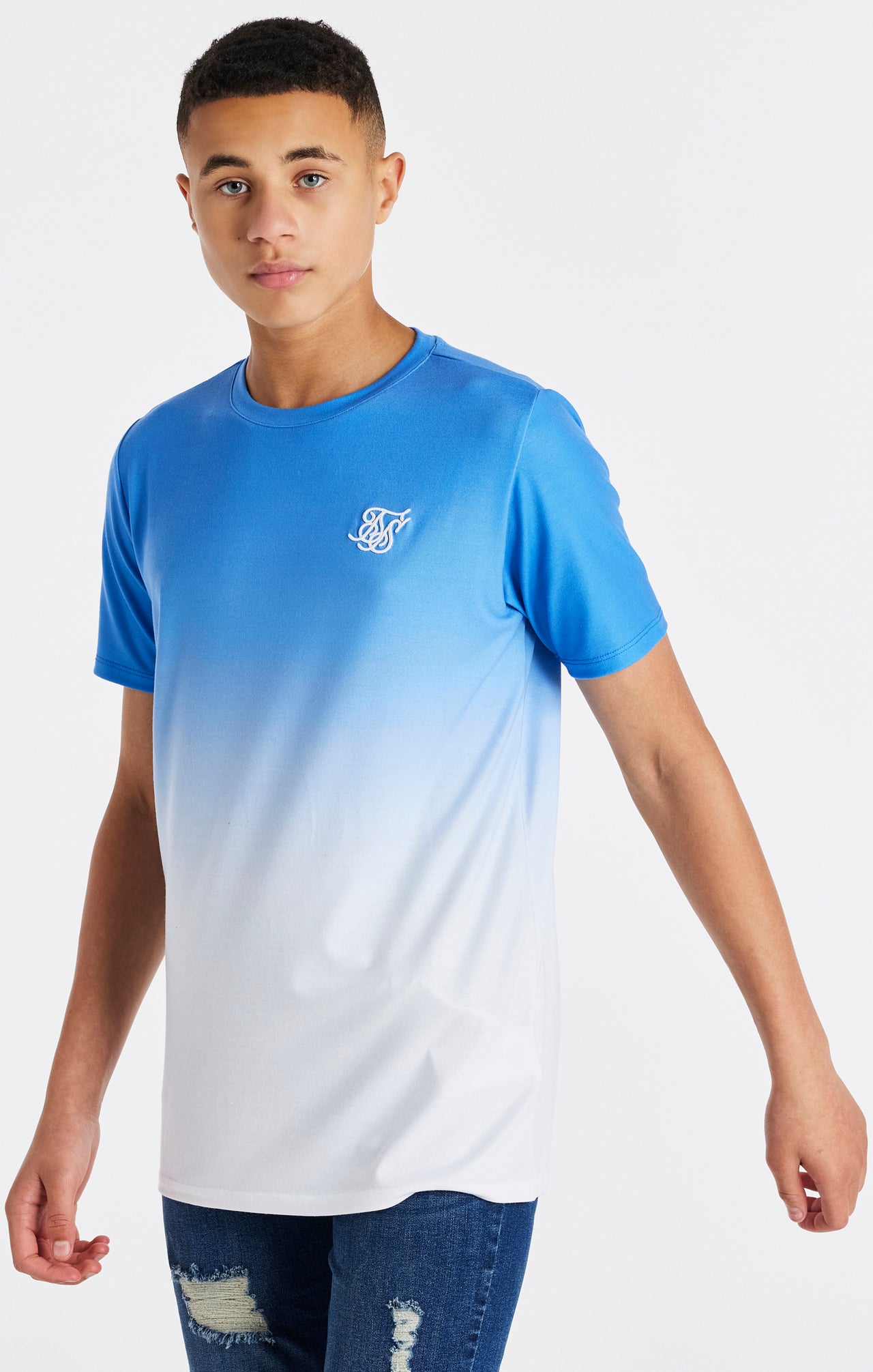 Boys Blue Fade T-Shirt