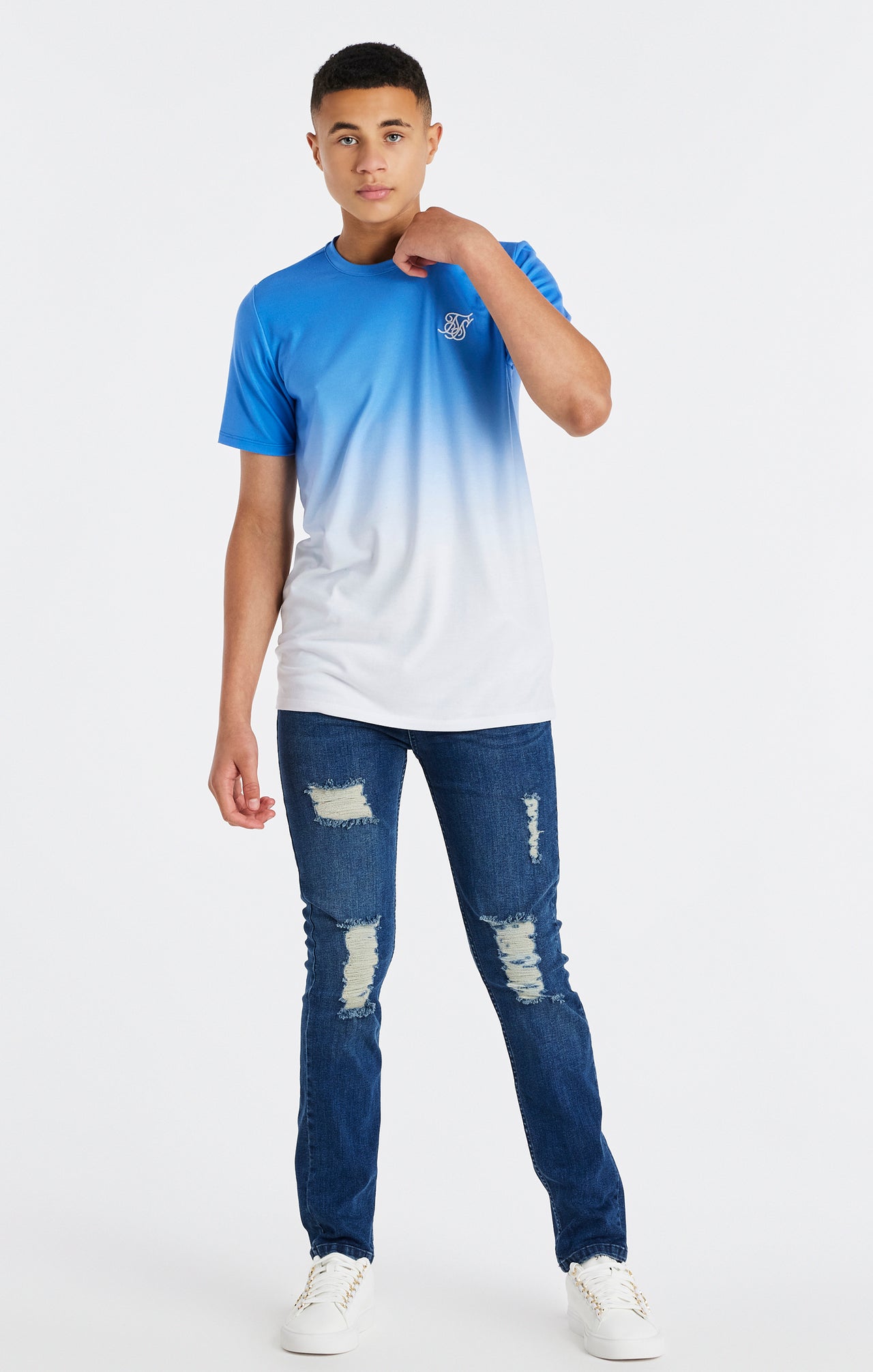 Boys Blue Fade T-Shirt (2)