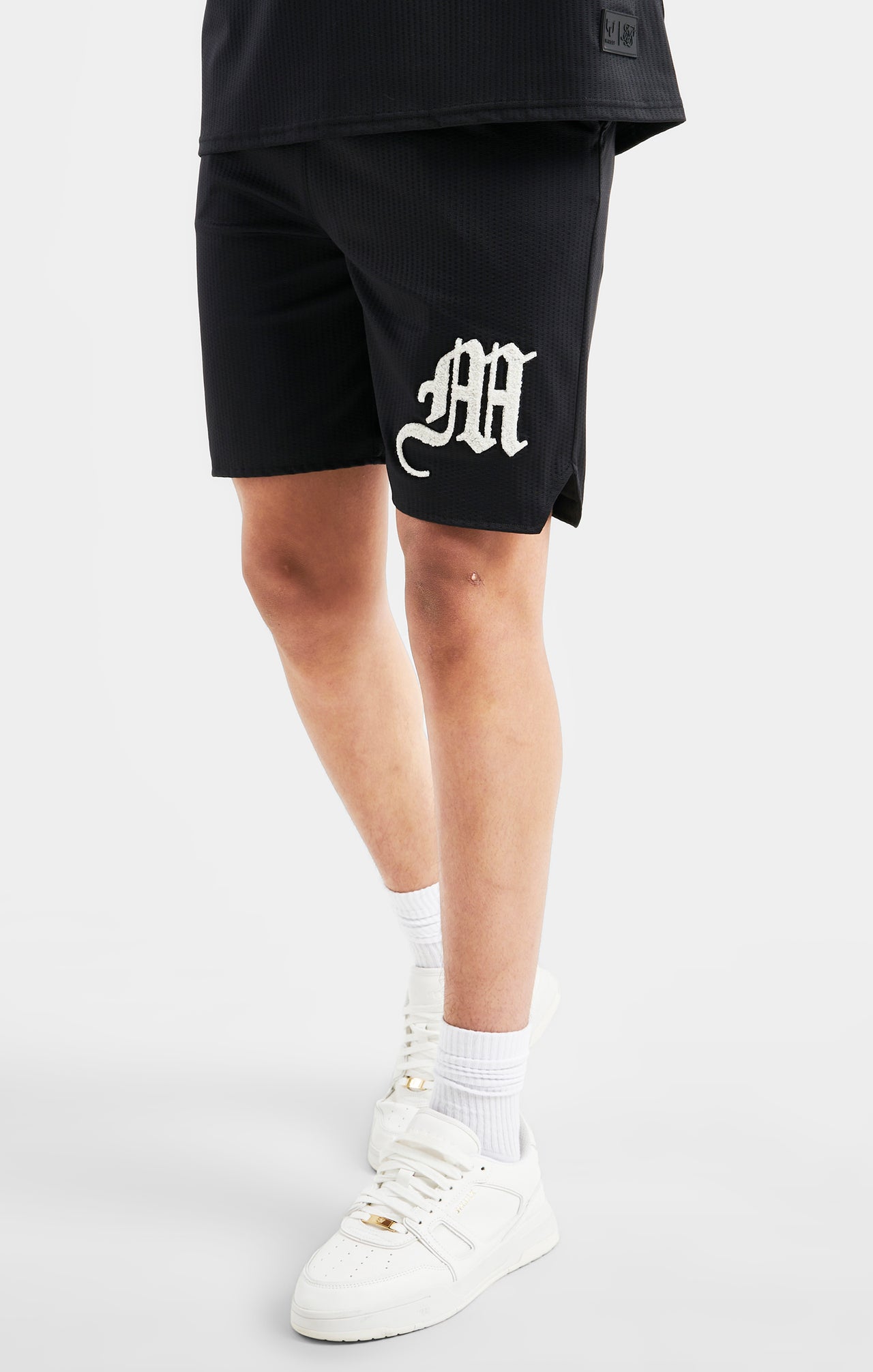 Messi x SikSilk Logo Loose Fit Shorts - Black (5)