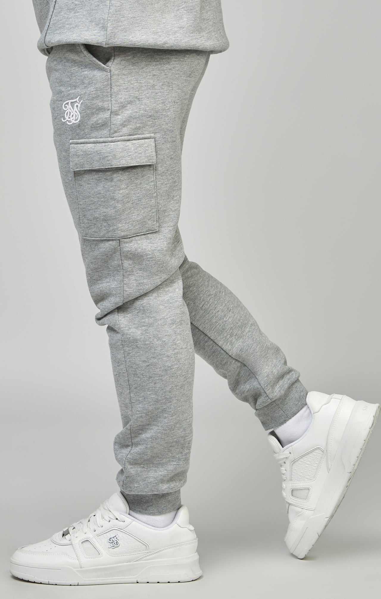 Boys Grey Essentials Cargo Jogger (1)