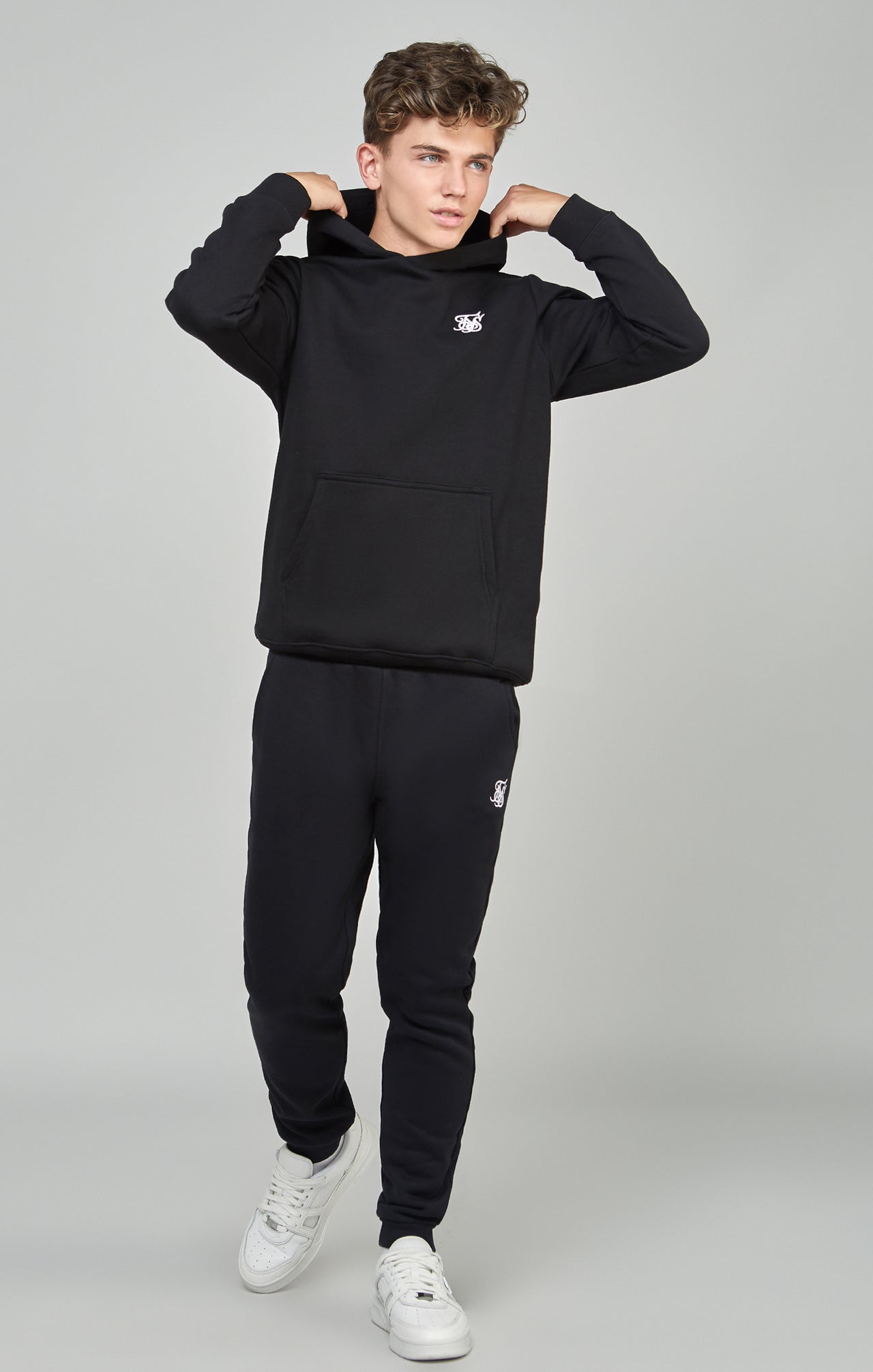 Boys Black Essentials Hoodie (2)