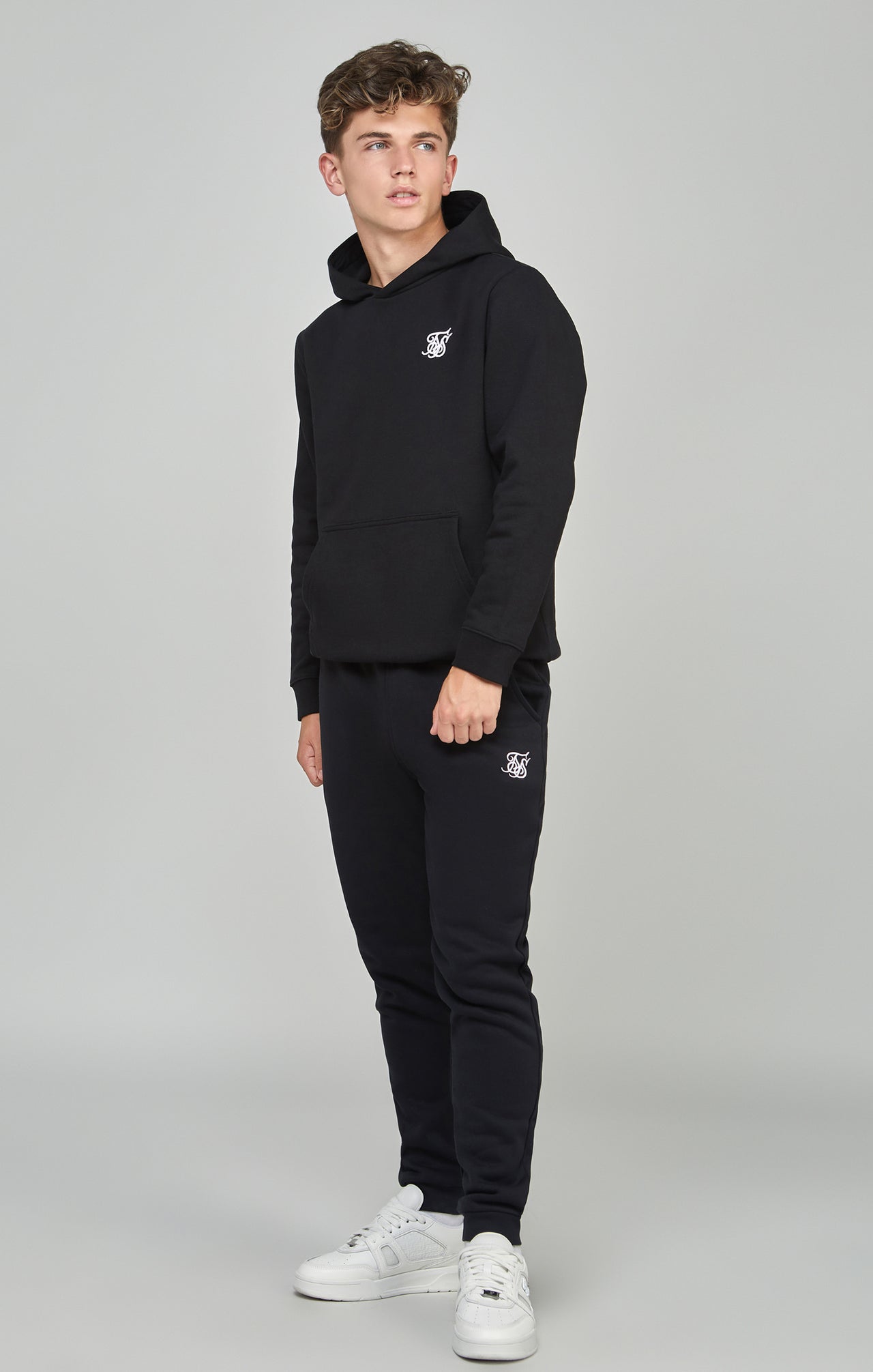 Boys Black Essentials Hoodie (3)