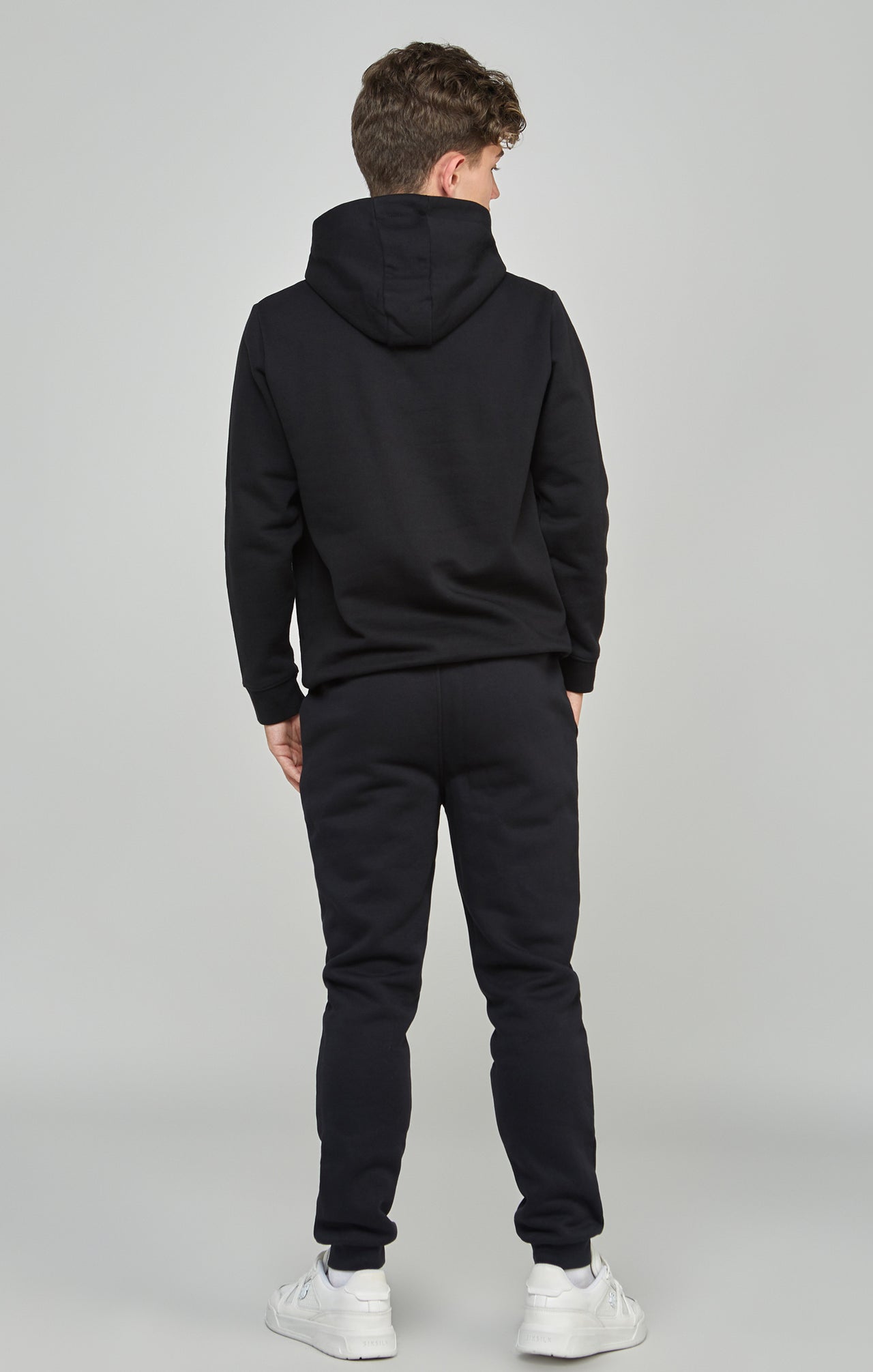 Boys Black Essentials Hoodie (4)