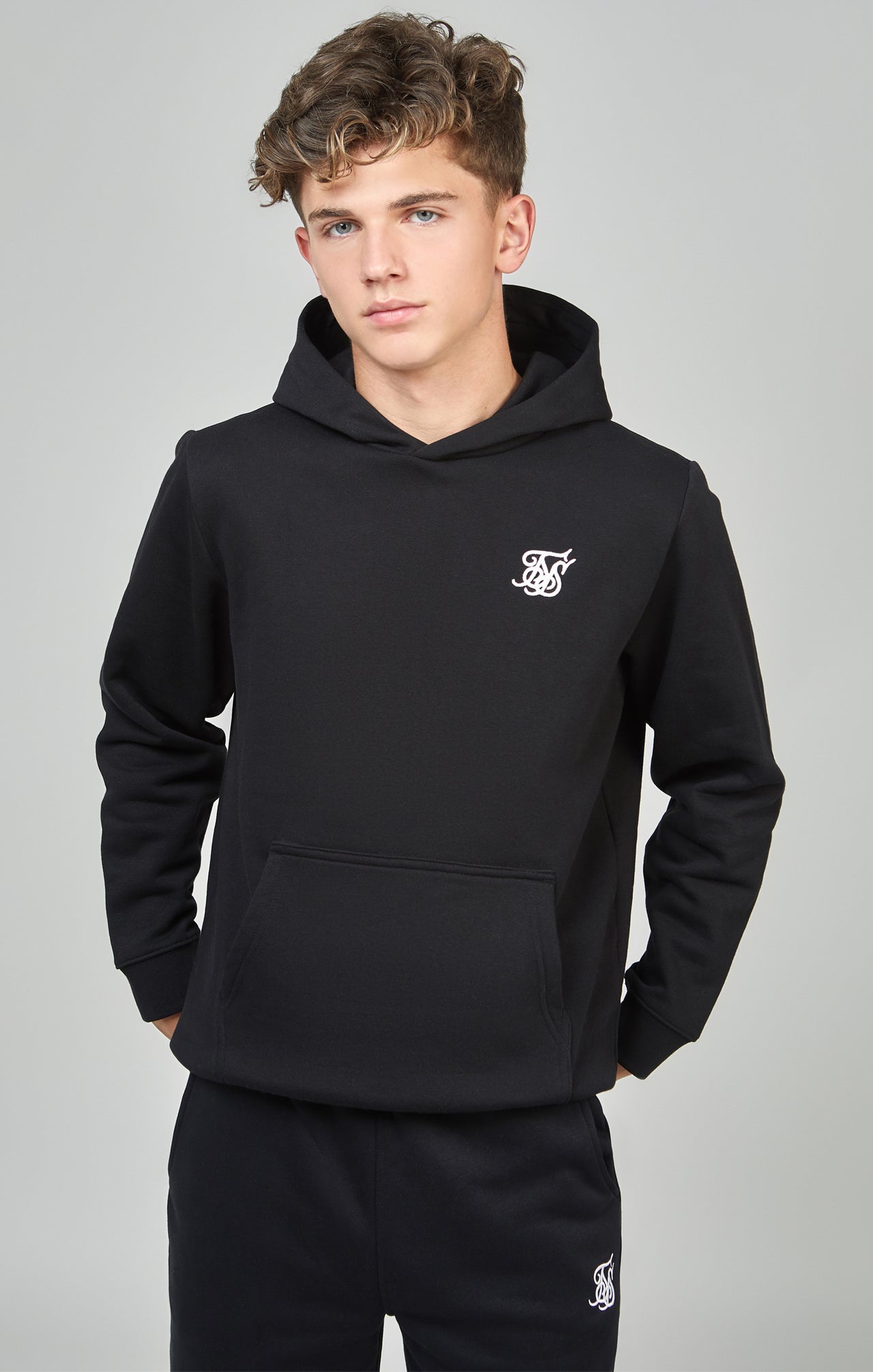 Boys Black Essentials Hoodie (5)