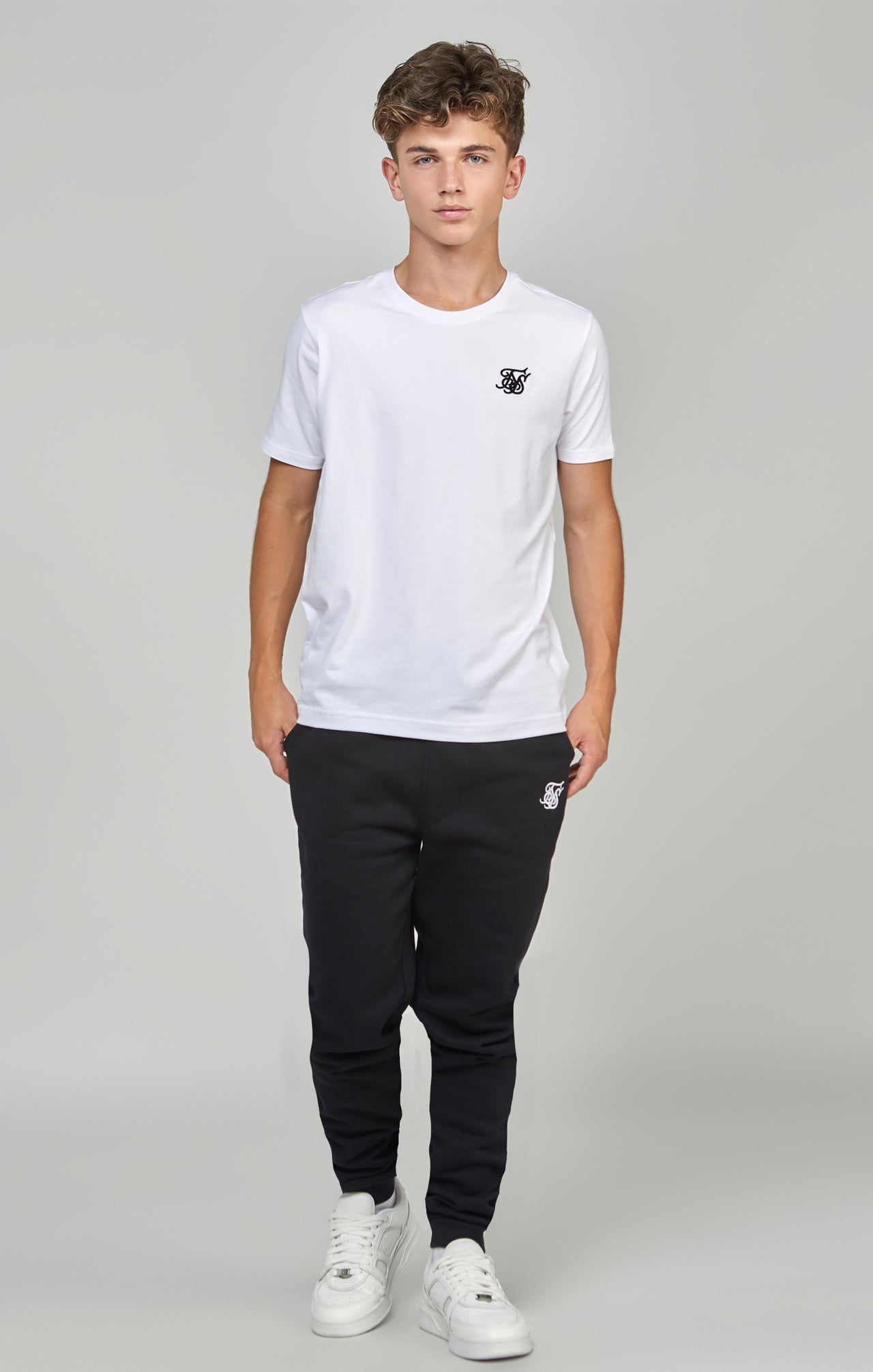 Boys White Essentials T-Shirt (2)