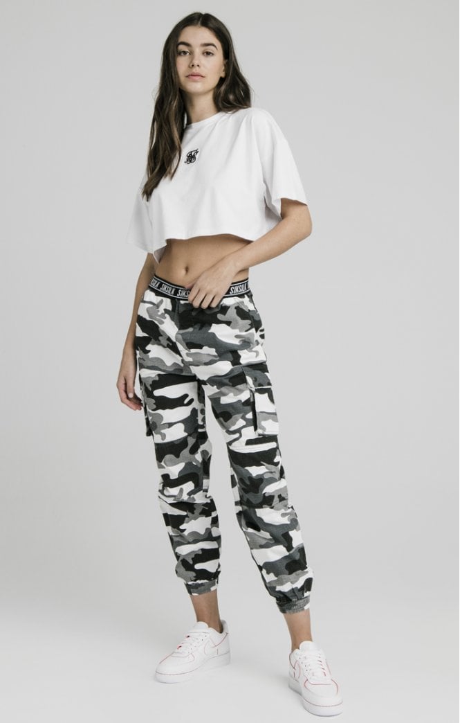 SikSilk Ripstop Camo Pants - Black Camo (3)