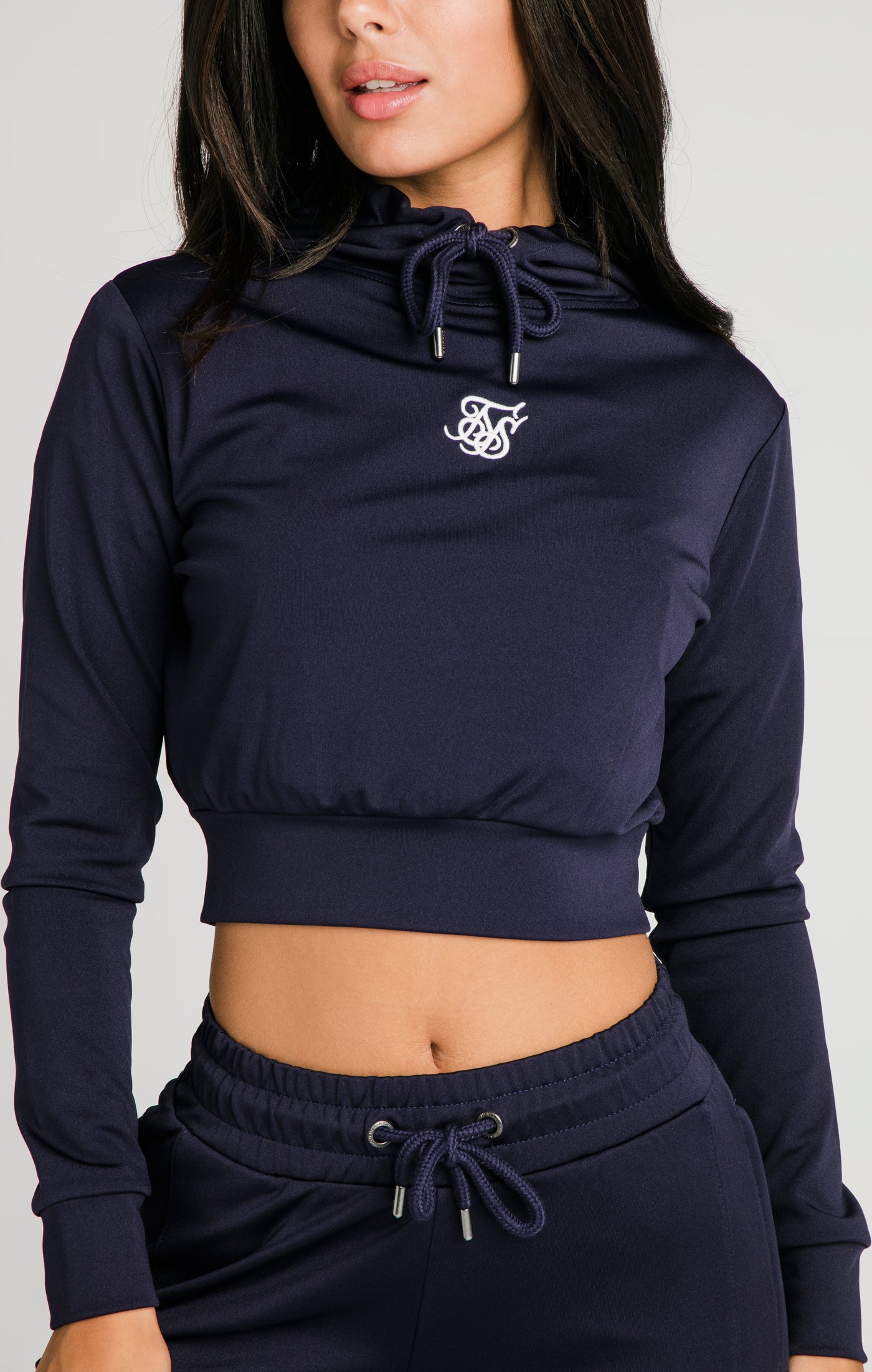 SikSilk Women's Navy Essential Track Top | SikSilk UK