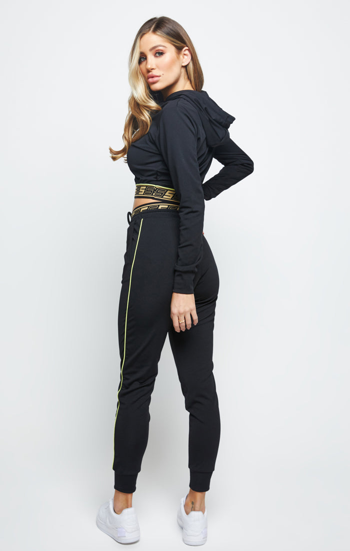 Load image into Gallery viewer, SikSilk Roma Tape Track Top - Black (3)