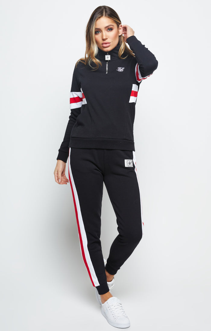 SikSilk Luxe Track Top - Black (2)
