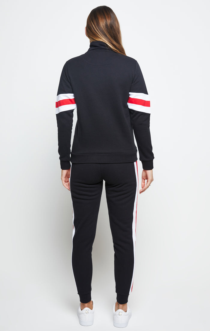 SikSilk Luxe Track Top - Black (4)