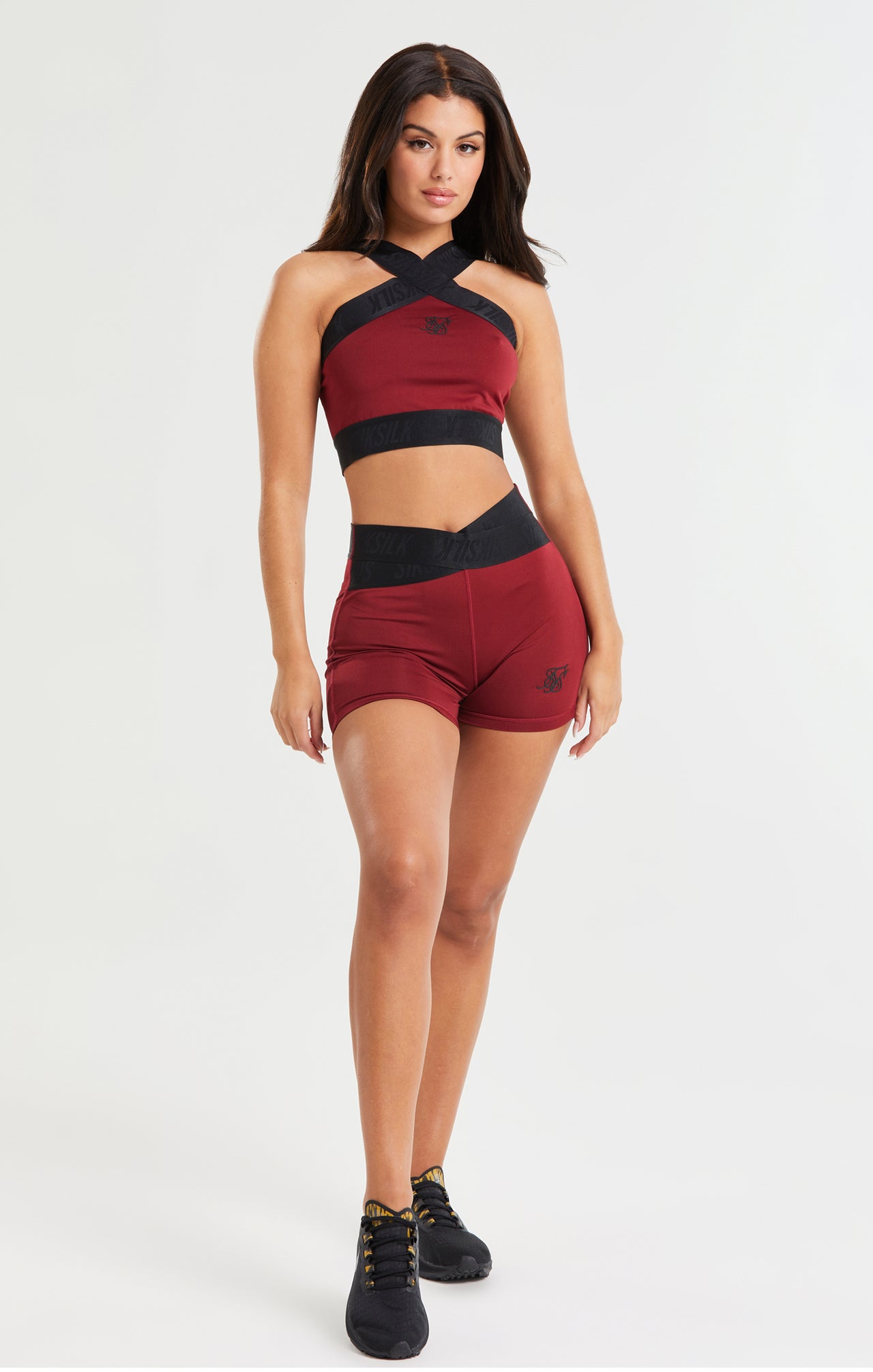 SikSilk Wrap Tape Gym Shorts – Red (3)
