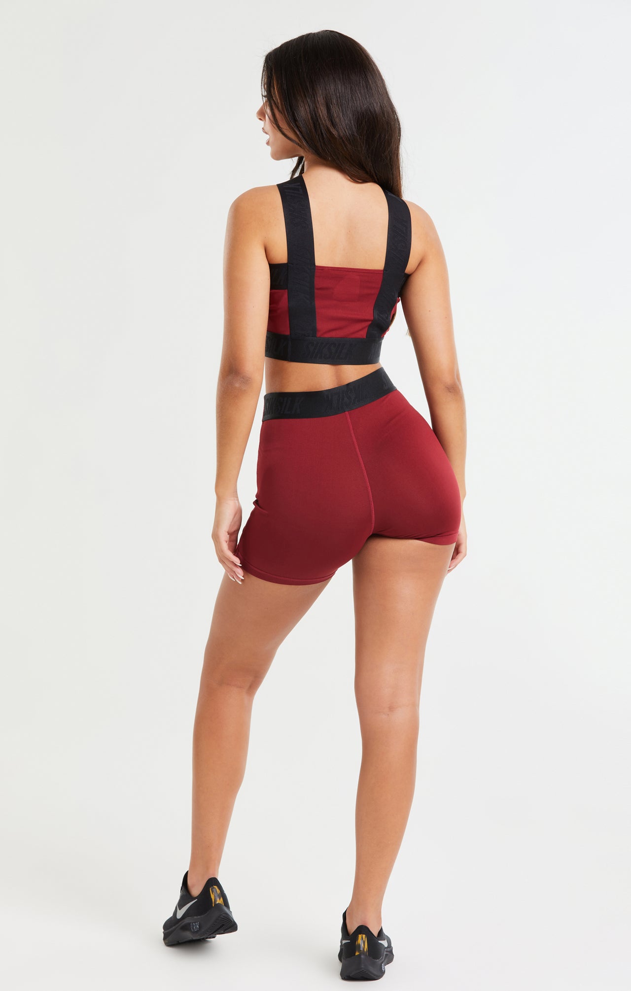 SikSilk Wrap Tape Gym Shorts – Red (4)