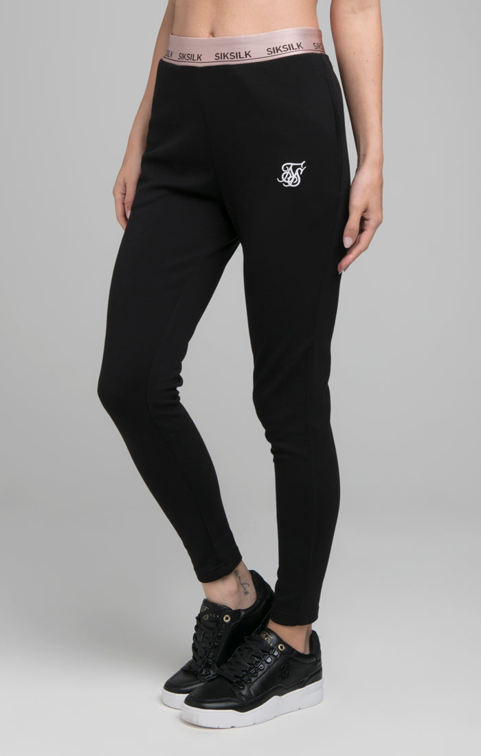 SikSilk Roseate Track Pants - Black