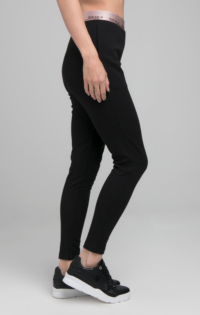 SikSilk Roseate Track Pants - Black (1)