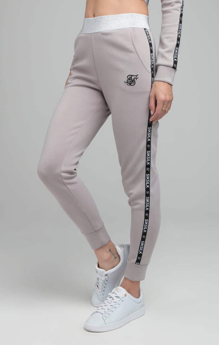 SikSilk Glint Track Pants - Grey (1)